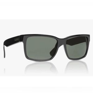 VonZipper Elmore Sunglasses Black Matte Frame Gold Lenses Beach Surf Von Zipper